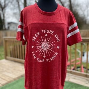 Football Style Graphic T